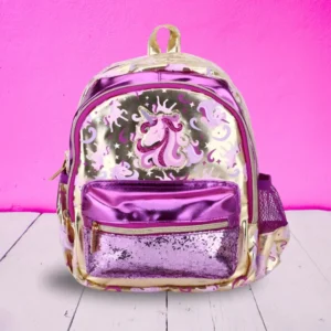 SukiSaku Premium Unicorn Gold Pink Bag