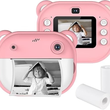 1Goal Instant Print Camera for Kids, 1080P HD