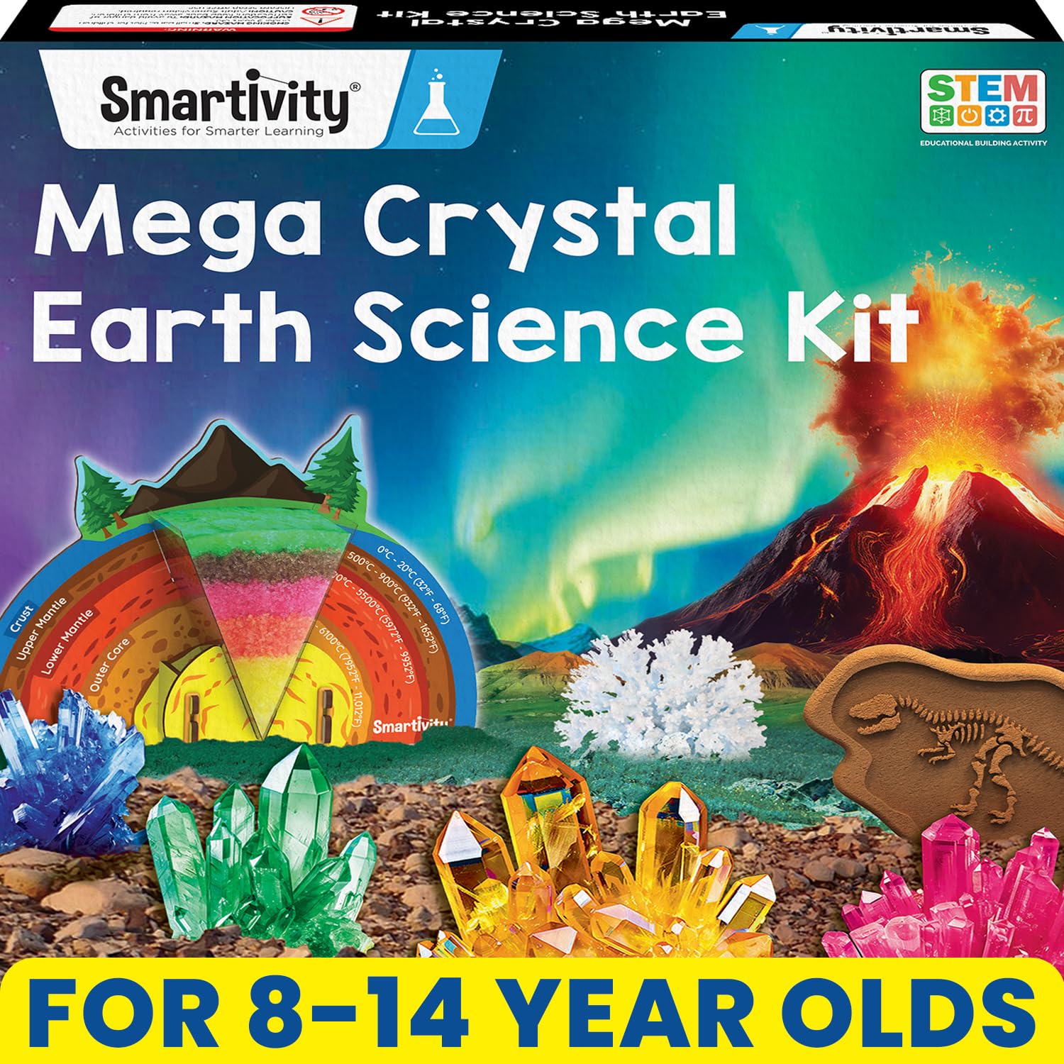 SMRT1280 MEGA CRYSTAL EARTH SCIENCE KIT