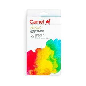 Camel Artist Water Colour Cakes 24 Assorted Shades
