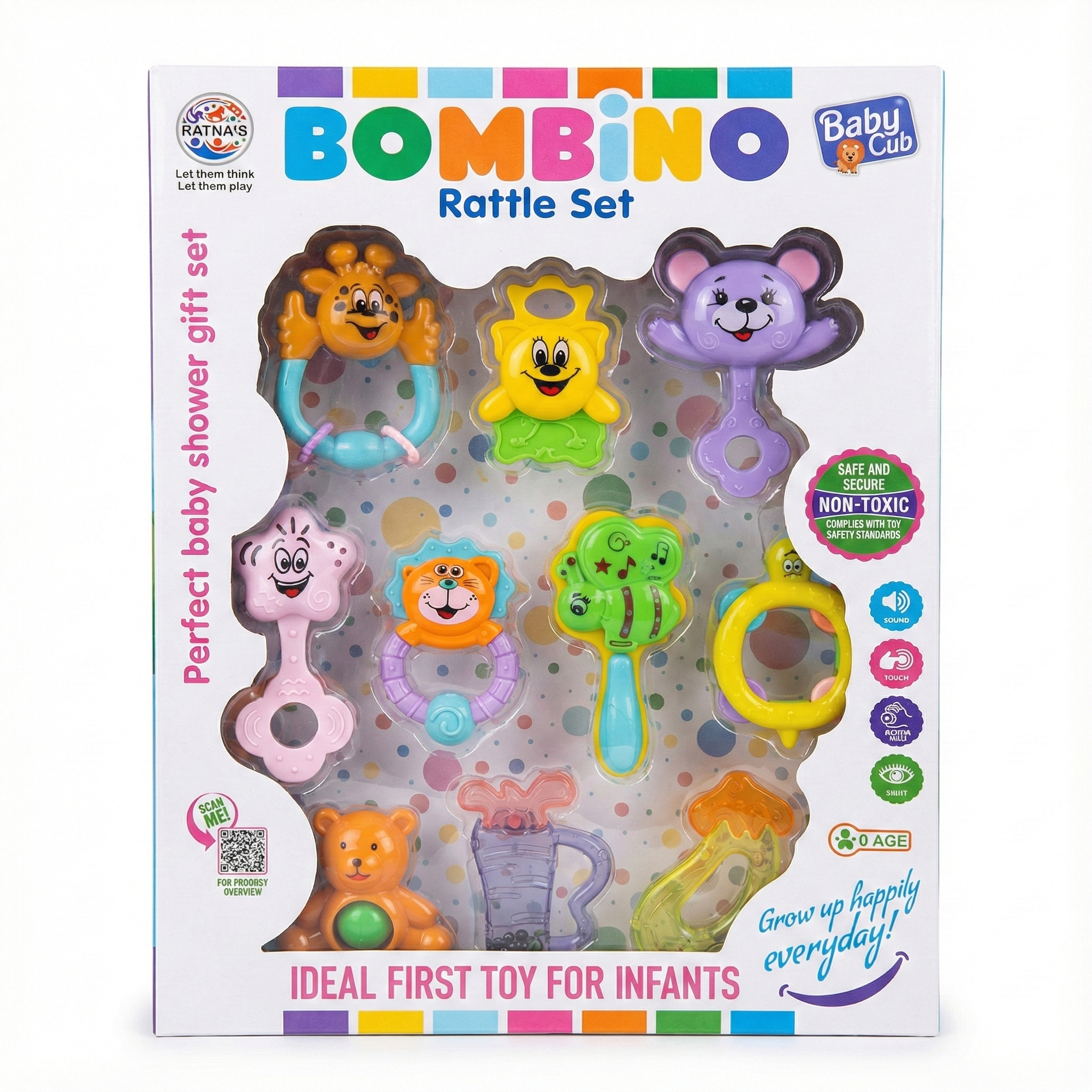 BOMBINO RATTLE SET