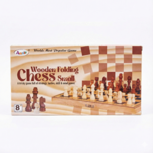 WOODEN FOLDING CHESS SMALL