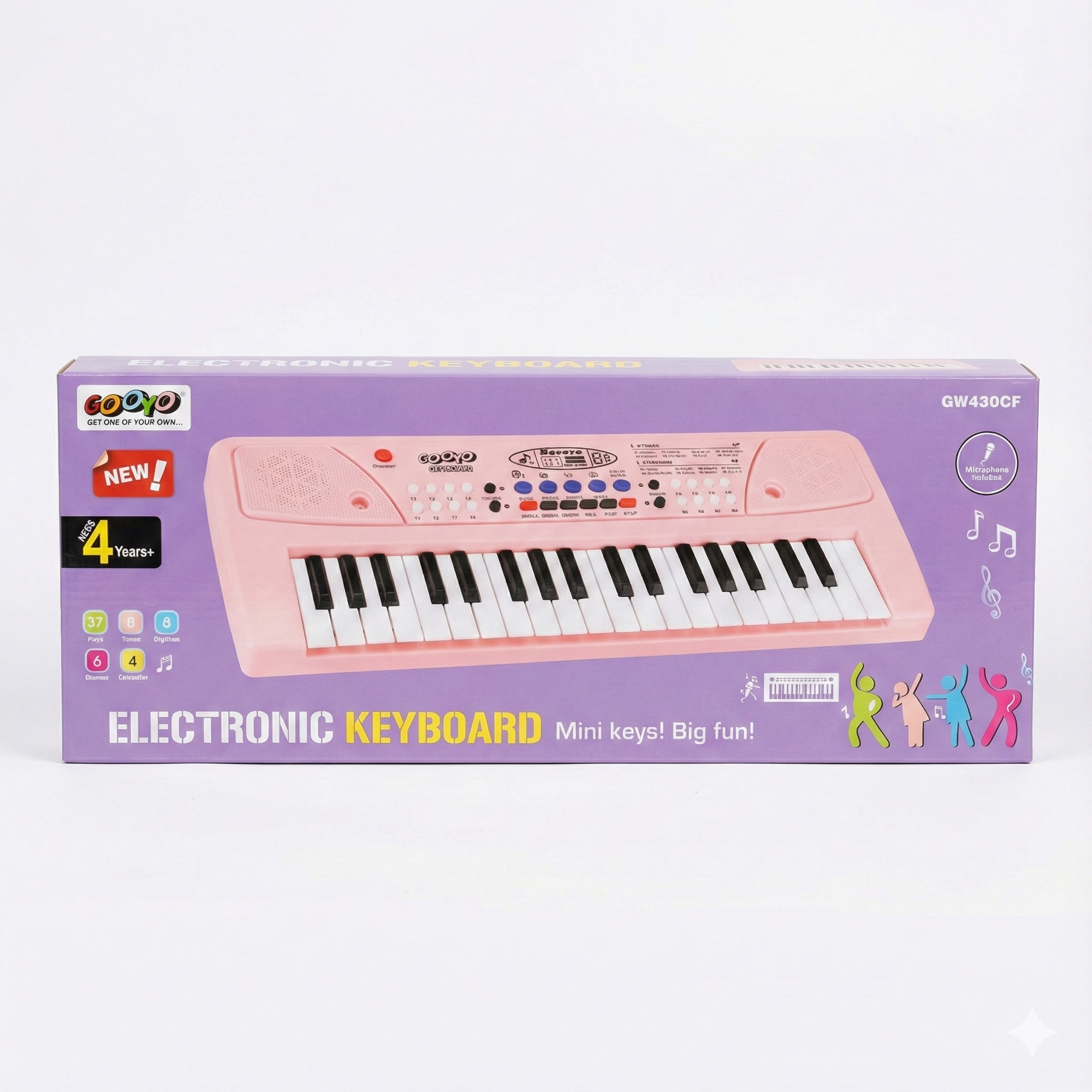GY430CF ELECTRONIC KEYBOARD^ PINK